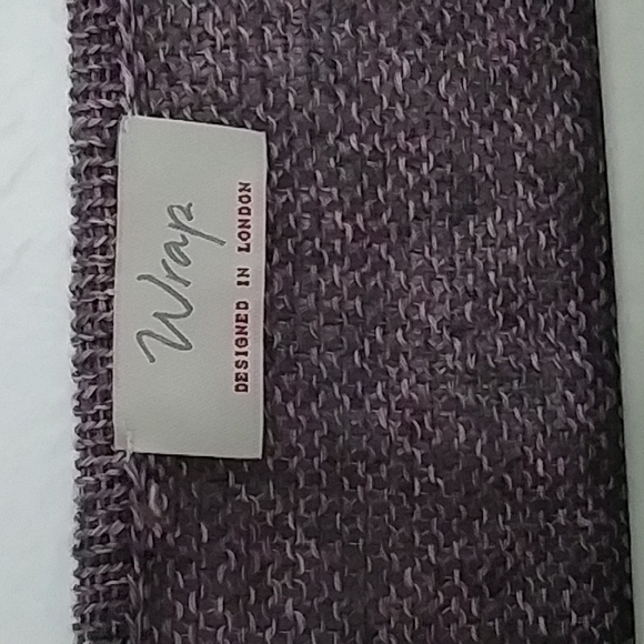 WRAP | linen 3/4 sleeve sweater | purple | 10 - Picture 4 of 8